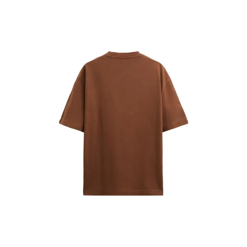 ZARA T Shirts Men Brown-1