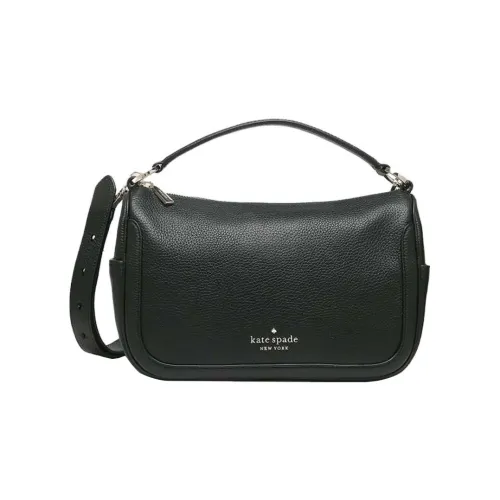 Kate Spade Litchi Grain Leather Portable Crossbody Bag Shoulder Bag Regular Women's Black