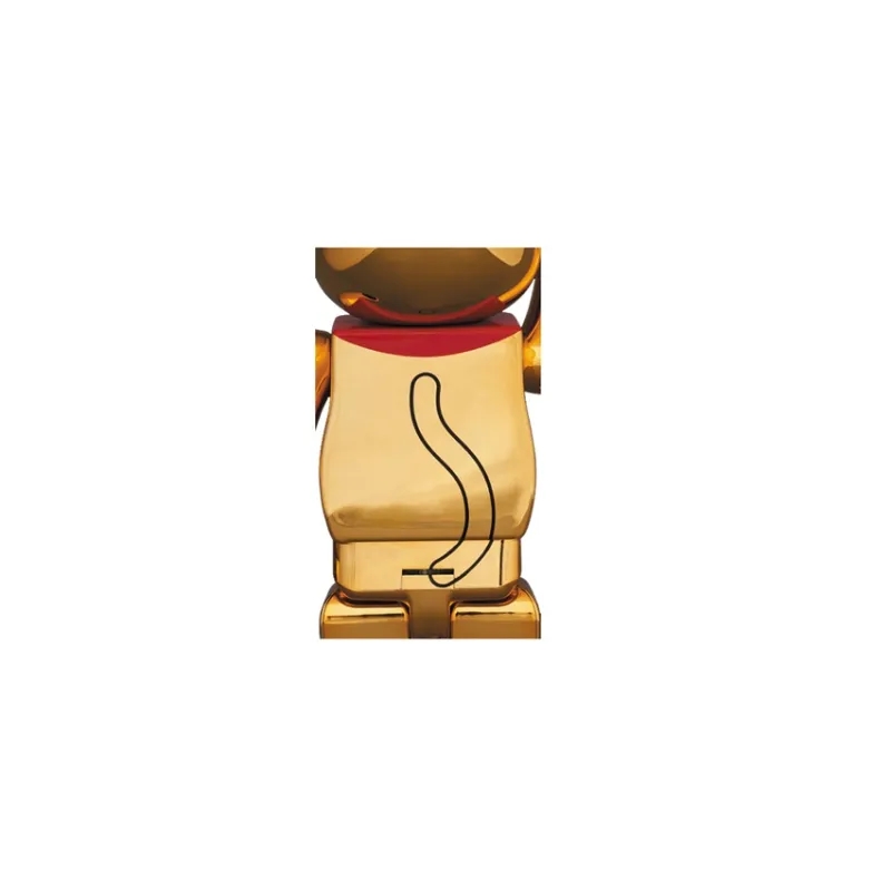 BE@RBRICK Maneki Neko Gold Plated Luminous-1
