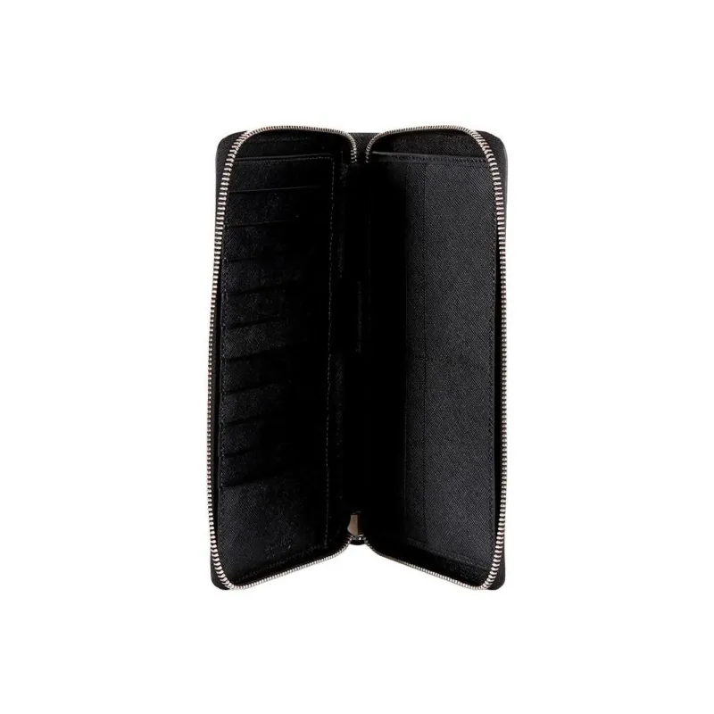 MONTBLANC Cow Leather Long Clutch Wallet Regular Men's Black-4