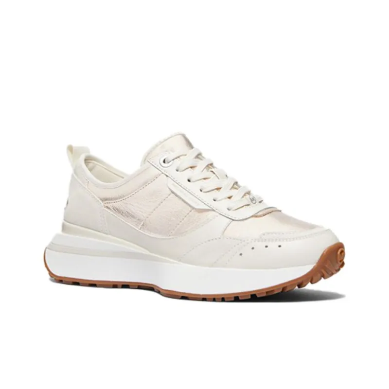 MICHAEL KORS Flynn Low-Top Casual Shoes Women's Beige-1