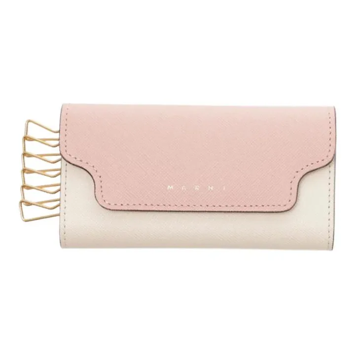 MARNI Logo Print Colour-Block Wallet-0