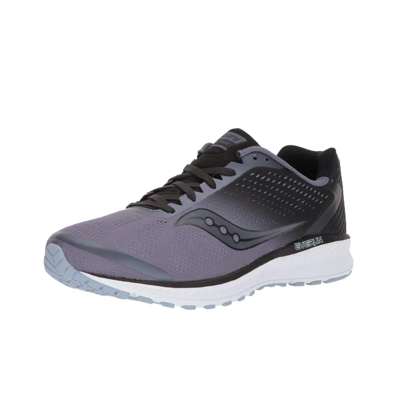 Saucony Breakthru 4 Anti Slip Wear Resistant Low Top Running Shoes Men's Black Gray-2