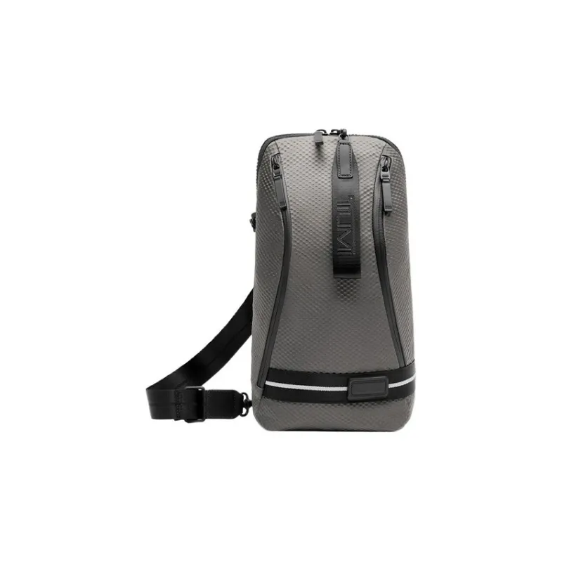 TUMI Tahoe Polyester One Shoulder Crossbody Sling Bags Men's Gray-0
