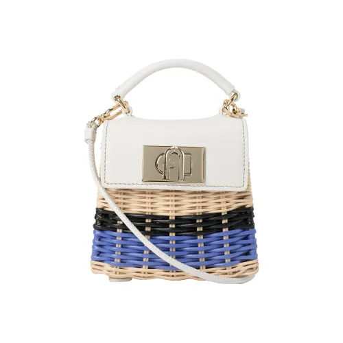 Furla Leather Tote Bag, Shopping Bag, Handbag, Shoulder Bag, Crossbody Bag Mini Women's Multicolor