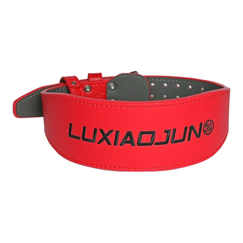LUXIAOJUN Back Support Braces Fitness Protective Cow Leather Unisex-5