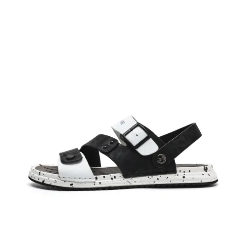 TRUMPPIPE Beach Sandals Men Black