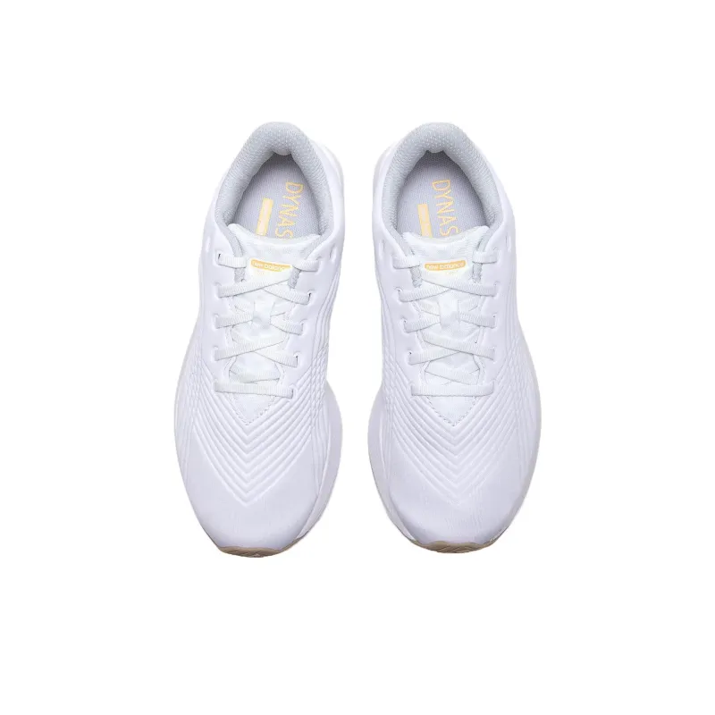 New Balance Cushioning Anti Slip Wear Resistant Breathability Low Top Running Shoes Unisex White-3