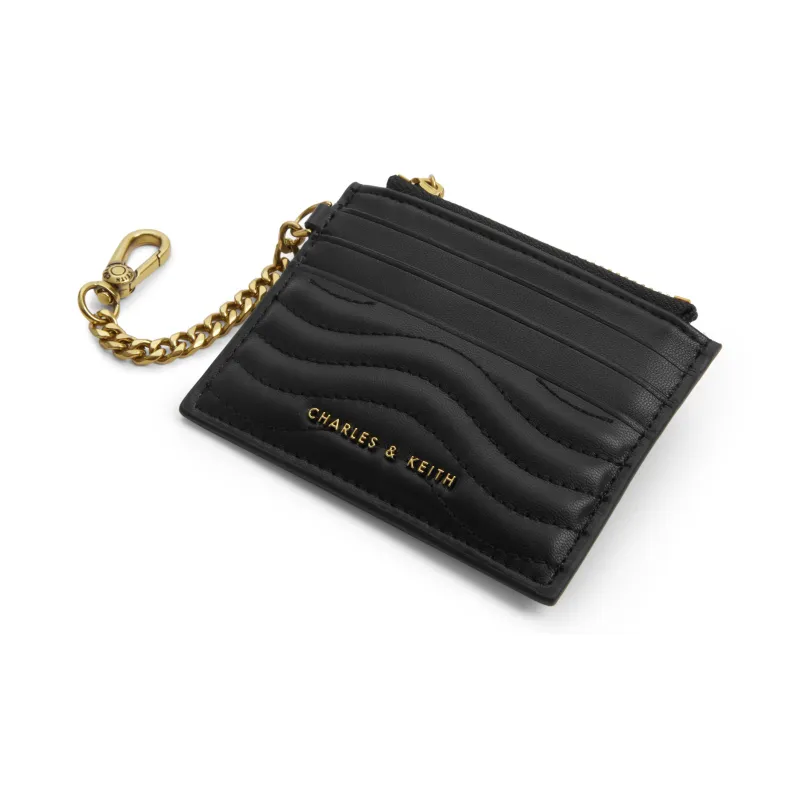 CHARLES&KEITH Fabric Small CK Bag Coin Purse Card Holder Mini Women's Multicolor-6