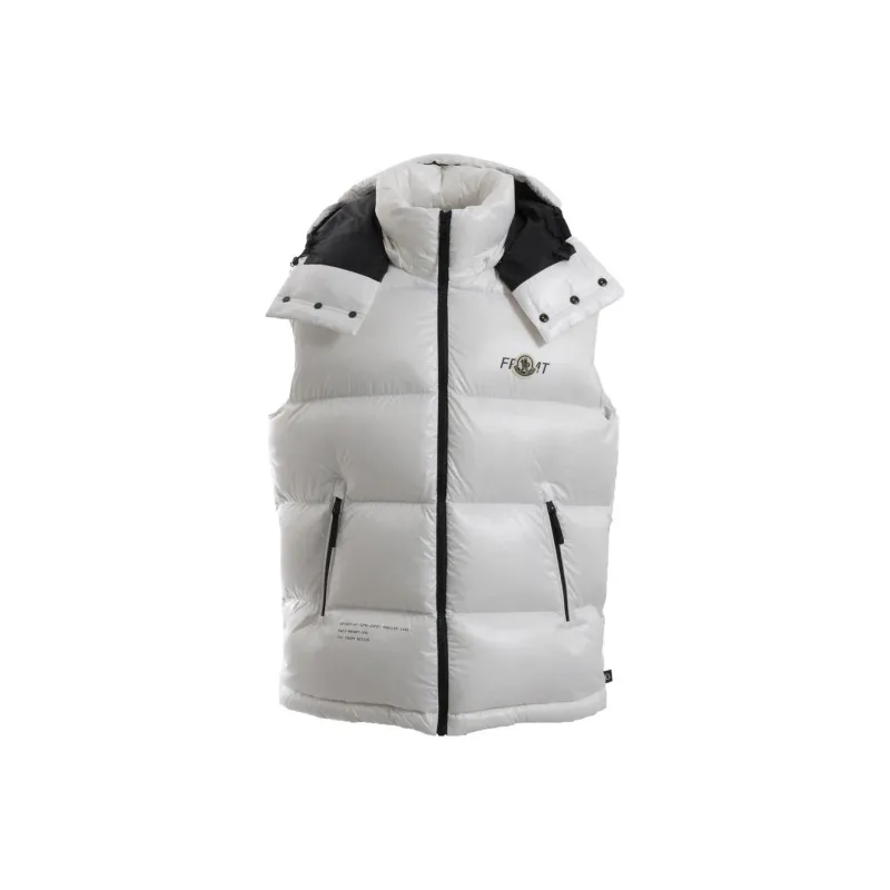 MONCLER GENIUS MONCLER GENIUS X Fujiwara Hiroshi FRGMT Vests Men White-2