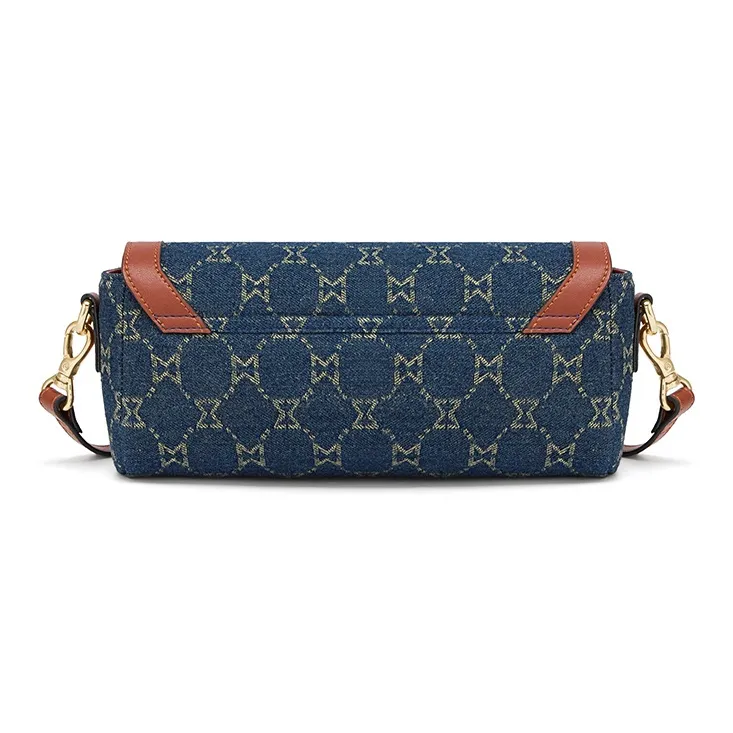MashaLanti Denim Shoulder Bag, Crossbody Bag Regular Women's Royal Blue-2