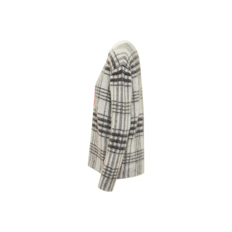 JW Anderson Logo Intarsia Knit Checked Jumper-2