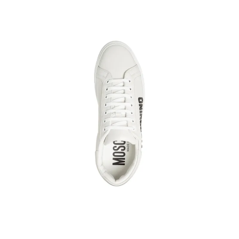 MOSCHINO Serena Low Top Skateboard Shoes Men's White-3