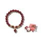 Lotus Zisha (Purple Clay) Beaded Bracelet+Harlem Garden Rose Sweet Orange Fragrance Box
