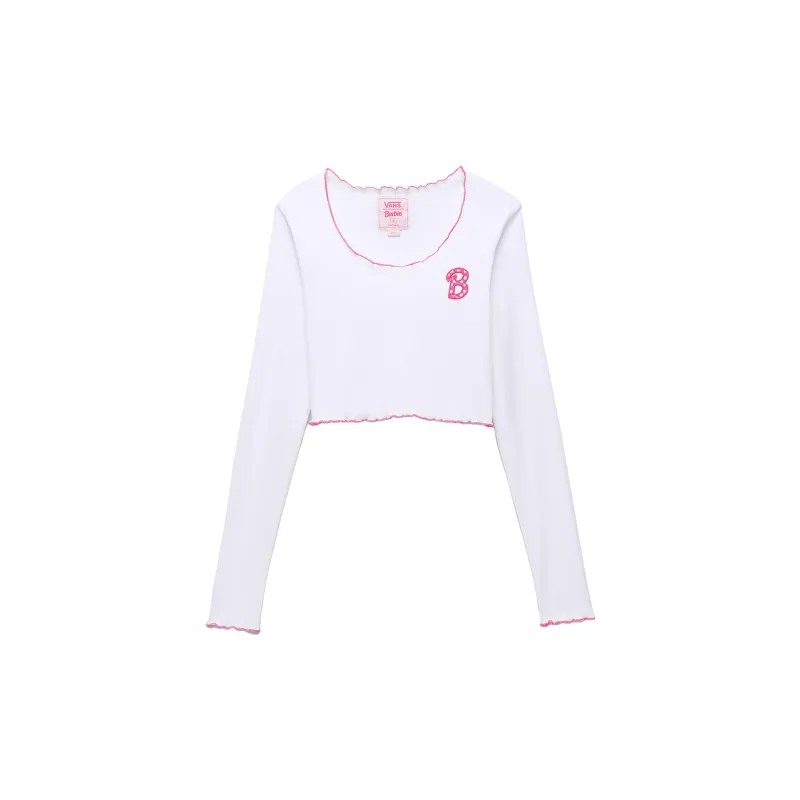 Barbie X Vans T-Shirts Women's White-1