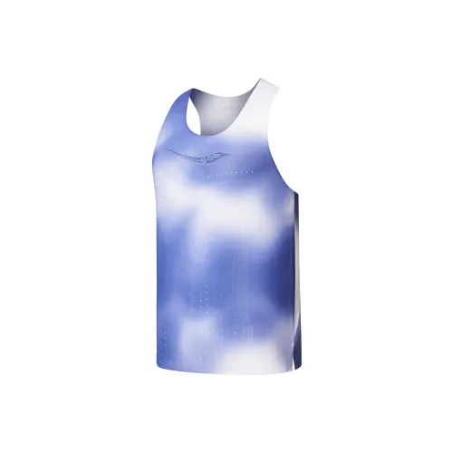 Saucony Tank Tops Men Midnight Blue Color Group