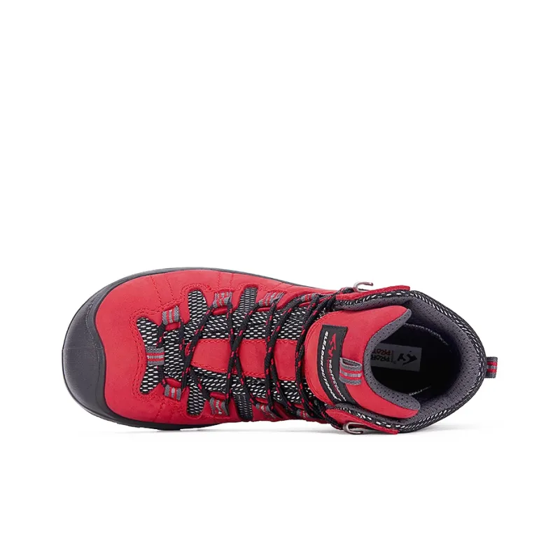 SLEADER Dream Series High Top Outdoor Shoes Women's Red Black Silver-2
