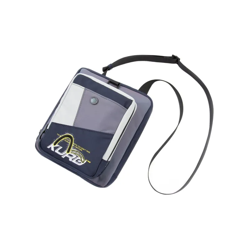 EVISU Polyester Crossbody Bag Regular Unisex Dark Blue-0