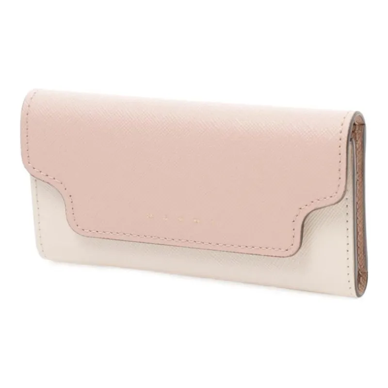 MARNI Logo Print Colour-Block Wallet-1