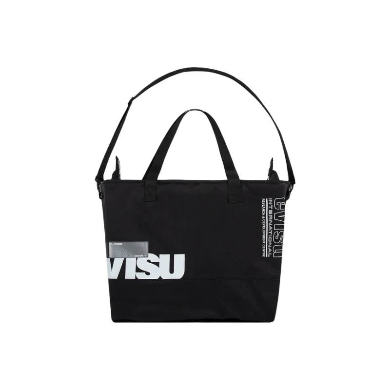 EVISU Polyamide Shoulder Bags Handbags Regular Unisex Black-3