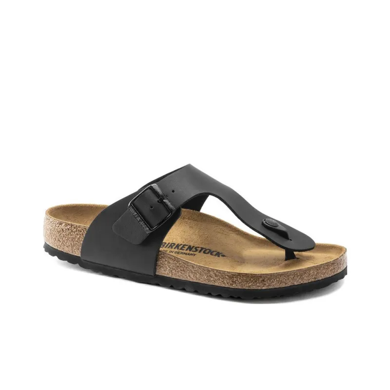 Birkenstock Flip Flops Unisex Black Narrow Fit-1