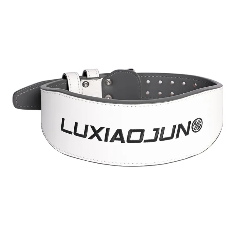 LUXIAOJUN Back Support Braces Fitness Protective Cow Leather Unisex-14