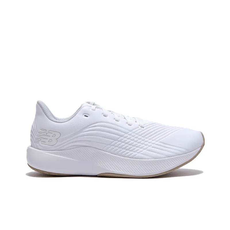 New Balance Cushioning Anti Slip Wear Resistant Breathability Low Top Running Shoes Unisex White-1