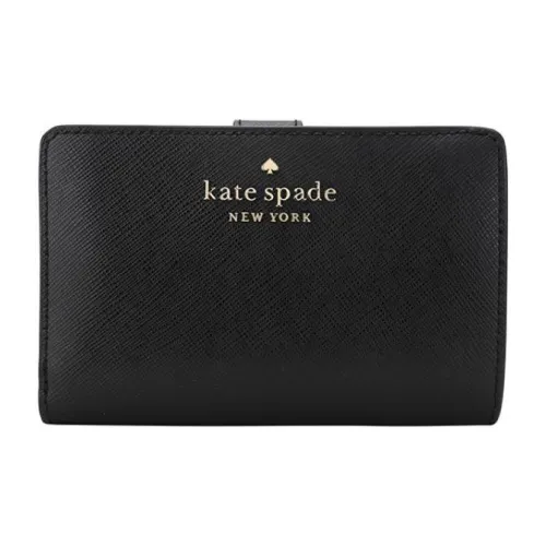 Kate Spade Cow Leather Wallet Regular Women's Black