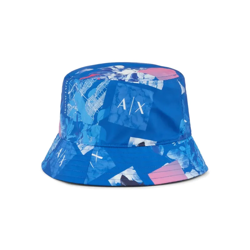 ARMANI EXCHANGE Bucket Hats Unisex Blue-1