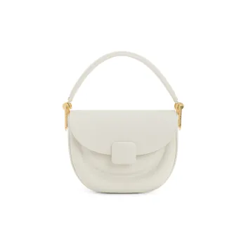CHARLES&KEITH PU Handbag, Shoulder Bag, Crossbody Bag Small Size Women's White/Black/Dark Chocolate/Green