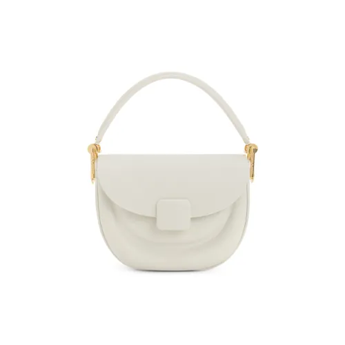 CHARLES&KEITH PU Handbag, Shoulder Bag, Crossbody Bag Small Size Women's White/Black/Dark Chocolate/Green