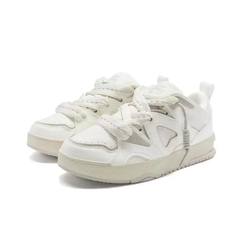 XTEP Kailang CTR Non slip Breathable And Wear resistant Low Top Skateboard Shoes Men's Sail White-1