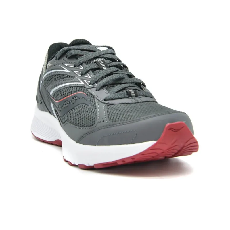 Saucony Cohesion 14 Anti-Slip Wear-Resistant Low-Top Running Shoes Men's Gray-2