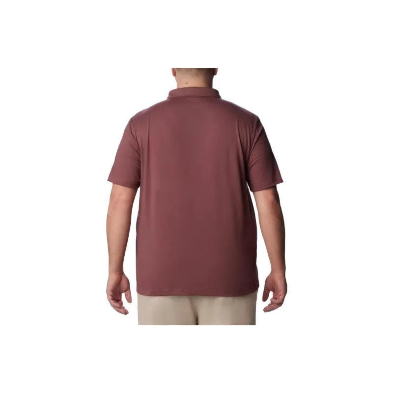 Columbia Polo Shirts Men Burgundy-1
