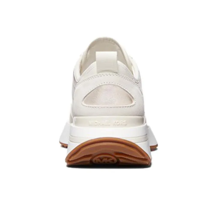 MICHAEL KORS Flynn Low-Top Casual Shoes Women's Beige-3