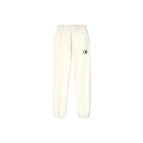 OFF-WHITE OW-print Cotton Track Pants