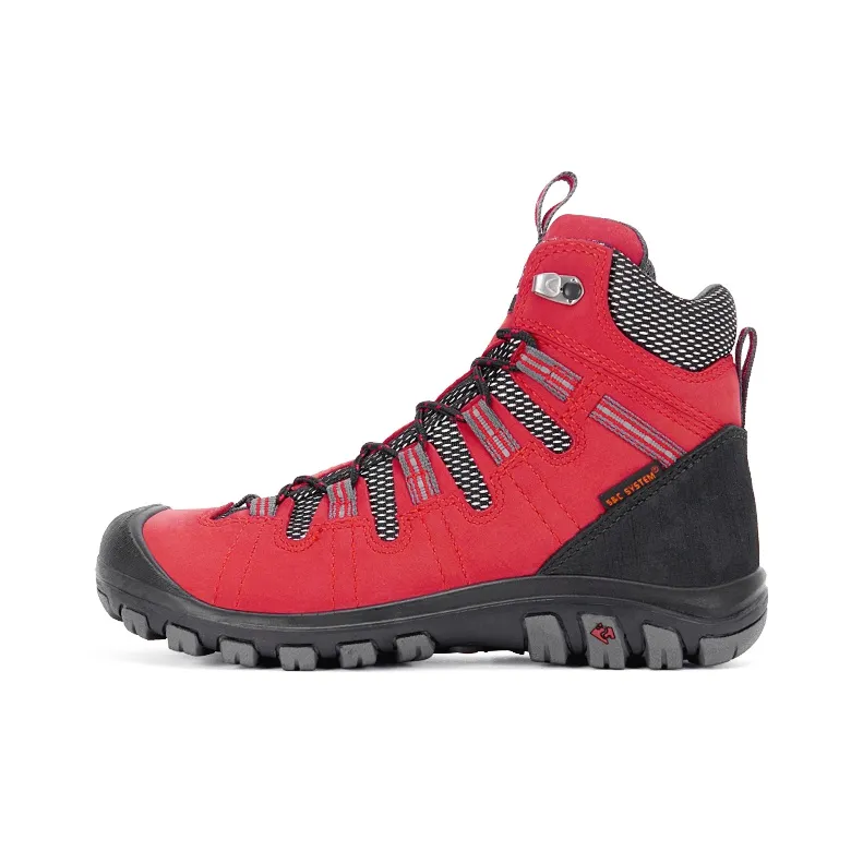 SLEADER Dream Series High Top Outdoor Shoes Women's Red Black Silver-0