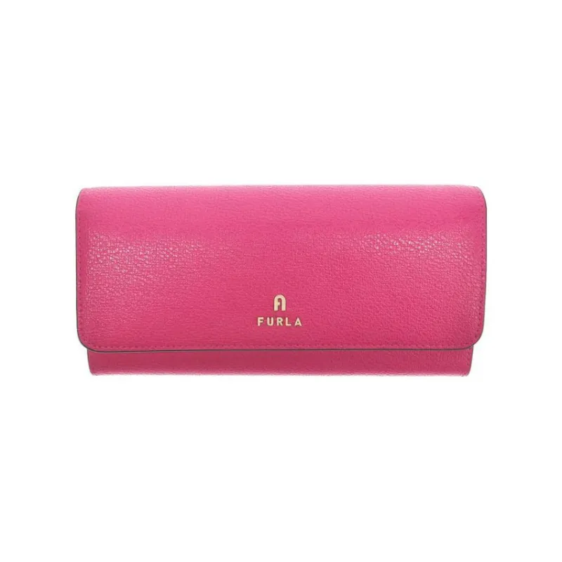 Furla Cow Leather Wallet Women's Pink-0