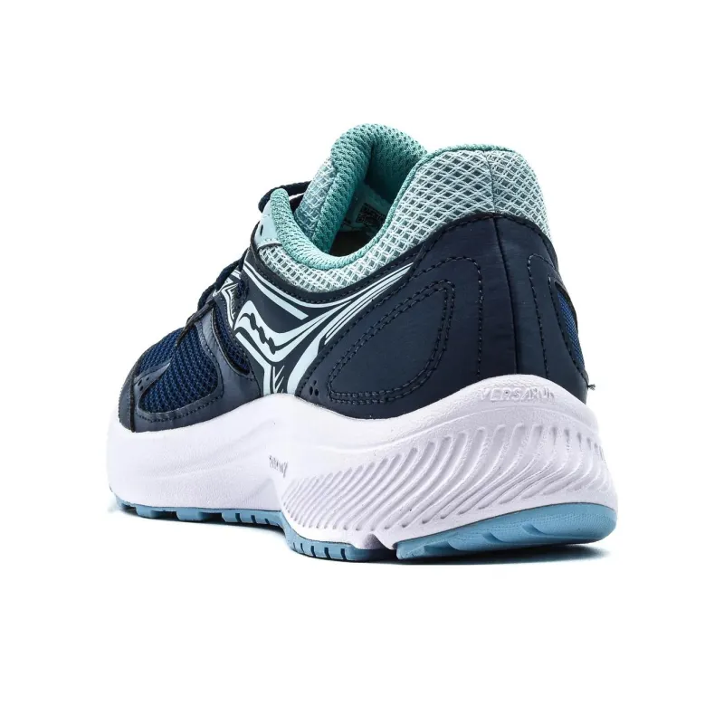 Saucony Cohesion 14 Anti Slip Wear Resistant Low Top Running Shoes Women's Blue-3