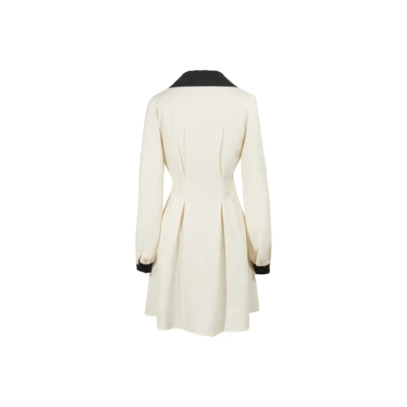 3COLOUR Long-Sleeved Dresses Women's Milk White-1