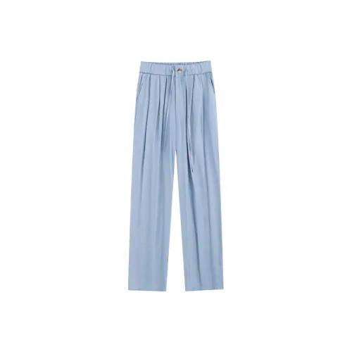 Garbege Casual Pants Women's Light Blue