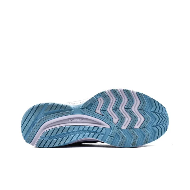 Saucony Cohesion 14 Anti Slip Wear Resistant Low Top Running Shoes Women's Blue-5
