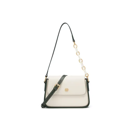 CNOLES Crossbody Bags Off White With Green