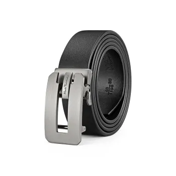 FAIRWHALE Solid Color Design, Head Layer, Automatic Buckle Genuine Leather Belts Men's Width 3.5CM