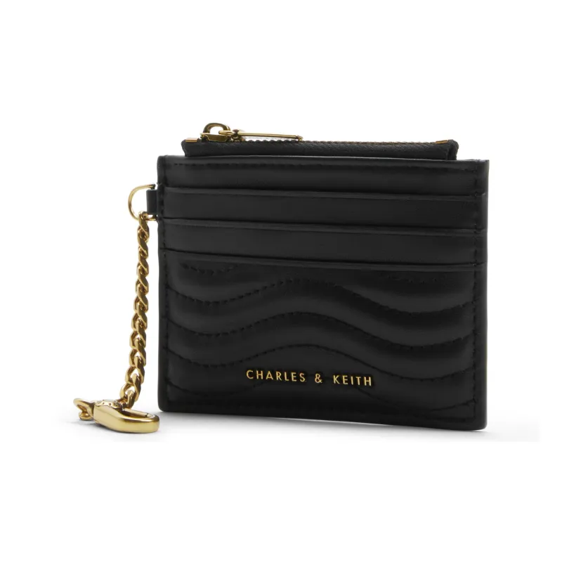 CHARLES&KEITH Fabric Small CK Bag Coin Purse Card Holder Mini Women's Multicolor-5