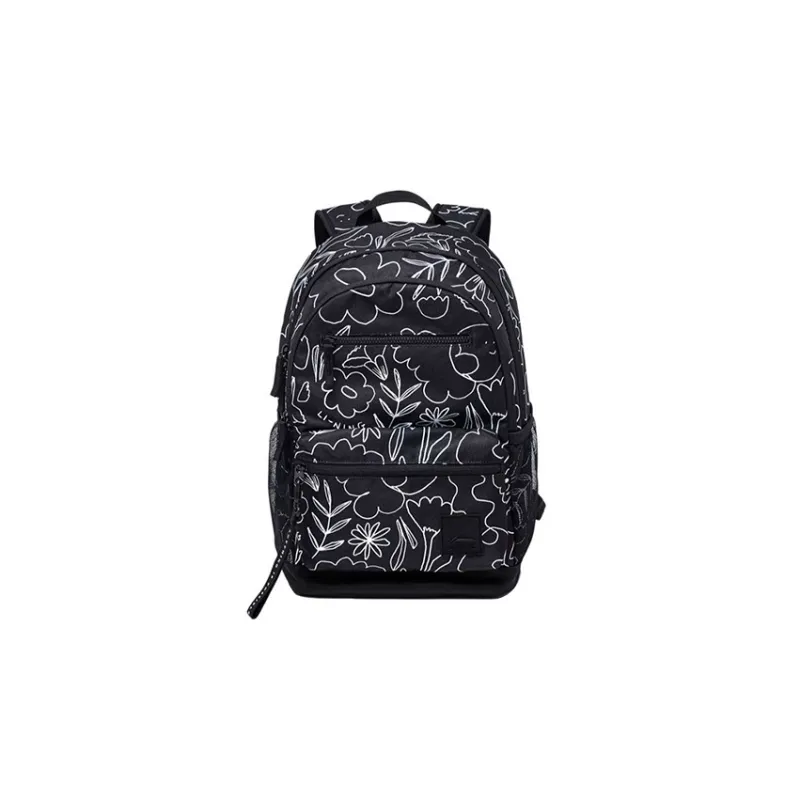 LiNing Sports Life Collection Polyester Backpack Regular Unisex Black-0
