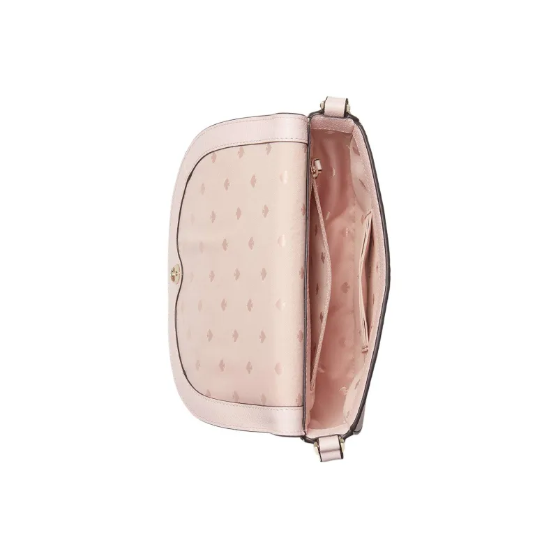 Kate Spade Litchi Grain Leather Crescent Bag, Shoulder Bag, Crossbody Bag Regular Women's Pink-4