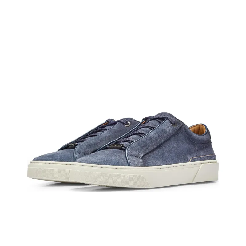 HUGO BOSS Low Top Skateboard Shoes Men's Blue-2