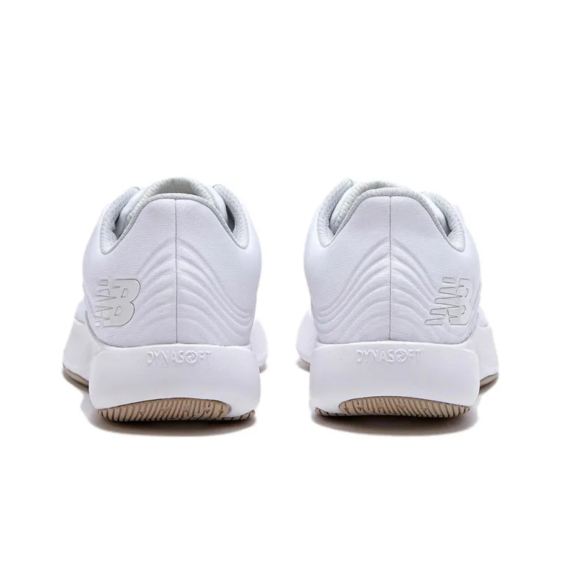 New Balance Cushioning Anti Slip Wear Resistant Breathability Low Top Running Shoes Unisex White-4