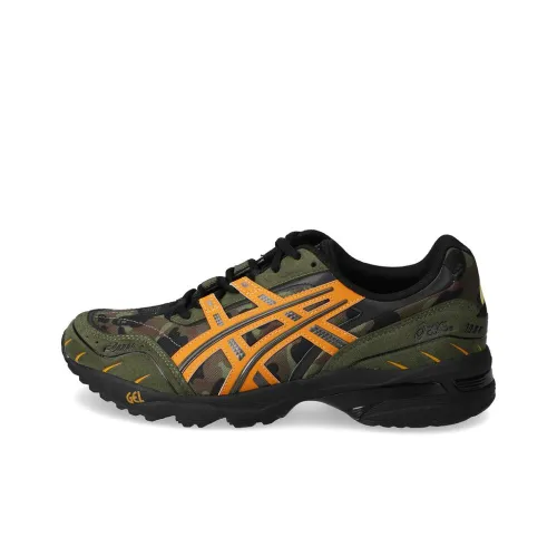 Asics x A BATHING APE GEL-1090 Low-Top Casual Shoes Men's Green